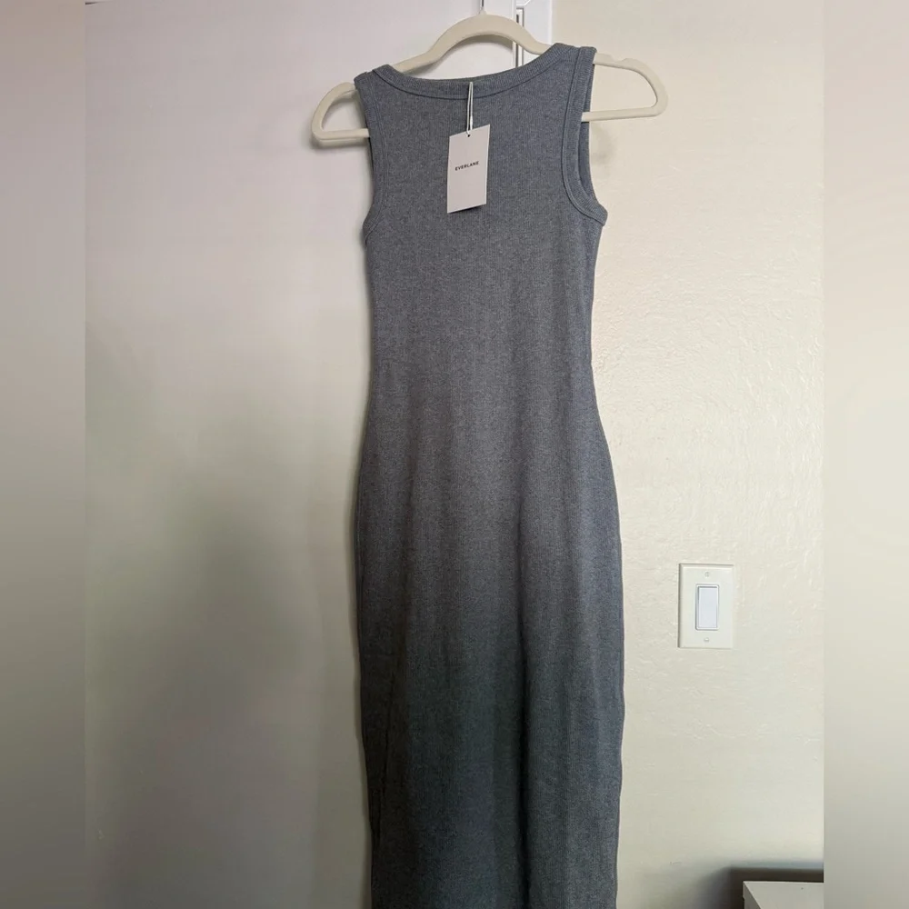 Everlane Gray Midi Dress - Picture 2 of 4